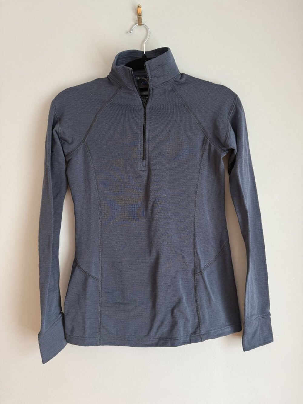 NWT Narragansett Traders Womens 1/4 Zip Lightweight Pullover Grey Size S [jb]